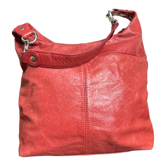 HOBO Handbags - Hobo International Red Leather Shoulder Bag